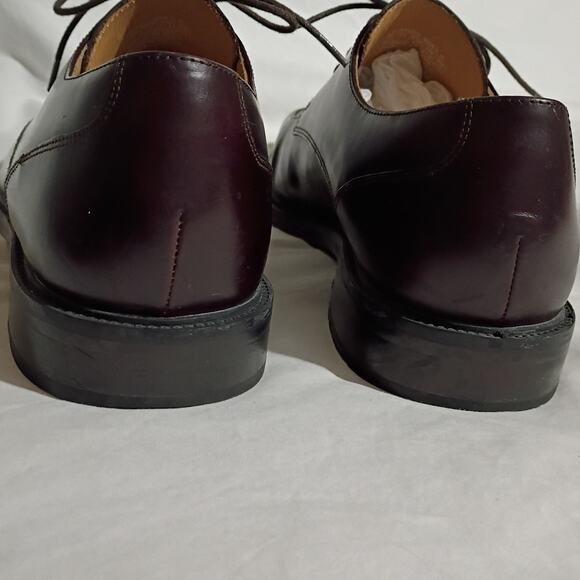 ROCKPORT Men's 9.5 W Leather Lace-Up Dress Shoes Chestnut Brown - Picture 4 of 10